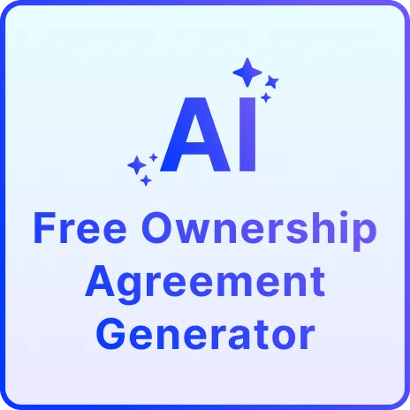 Free AI Ownership Agreement Generator, Free Ownership Agreement Maker Online